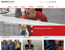 Tablet Screenshot of pacificsportfraservalley.com
